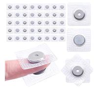 Jamsinmu Magneti nascosti per cucire pulsanti magnetici invisibili cucite in blocco magnetico in PVC per tessuto da cucire, tende, borse di abbigliamento Silver-Y1520