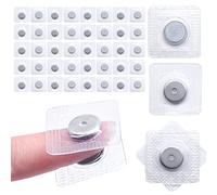 Jamsinmu Magneti nascosti per cucire pulsanti magnetici invisibili cucite in blocco magnetico in PVC per tessuto da cucire, tende, borse di abbigliamento Silver-Y1320