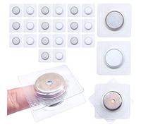 Jamsinmu Magneti nascosti per cucire pulsanti magnetici invisibili cucite in blocco magnetico in PVC per tessuto da cucire, tende, borse di abbigliamento Silver-Y2310