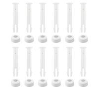 JAMSSOW 12 perni di collegamento in plastica per piscina Intex 28270 - 28272, ricambio per connettori per piscina con telaio (5,5 cm)