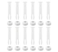 JAMSSOW 12 pezzi di plastica per piscina e guarnizioni per piscina Intex 28270-28272, ricambio per connettori per piscina con telaio (5 cm)