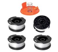 JAMSSOW 4 Bobine Tagliaerba Compatibili con Black+Decker A6481 A6485 AF-100,Filo Tagliabordi Bobine Adatto per ST5530 GB GLC3630L20-GB STC1820PC-GB BESTA530-GB BESTA525-GB,Lunghezza 9,144m,Ø1,65mm