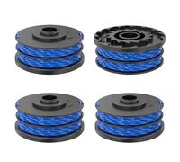 JAMSSOW 4 Bobine Tagliaerba Compatibili con Ryobi RAC123,Filo Tagliabordi Bobine Adatto per Ryobi RLT4027, RLT4125, RLT5027, RLT6030, RLT5127, RLT6130-5132002670,Lunghezza 8,3m,Ø1,5mm(4 bobine)