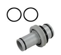 JAMSSOW Connettore Tubo Piscina 38 mm a 32 mm,Raccordo Tubo Piscina 38 mm a 32 mm,Adattatore per Tubo per Piscina Intex Bestway Coleman, Raccordi Piscina 38 mm a 32 mm (2 Vie 1,5" a 1,25")