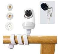 JAMUILS Supporto Universale Flessibile Telecamera Baby Video Monitor Clip per lettino scrivania, compatibile con Hellobaby HB30 HB32 HB35 HB50 HB65 HB6550 HB6532 e GHB Chicco Telecamera