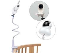JAMUILS Supporto universale flessibile Twist Baby Video Monitor Clip per lettino scrivania, compatibile con Hellobaby HB30 HB32 HB35 HB50, Philips Avent SCD843/26 SCD833/26