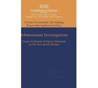 Jan Almäng Johanssonian Investigations (Copertina rigida) Eide