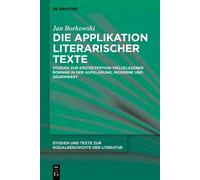 Jan Borkowski Die Applikation literarischer Texte (Copertina rigida)