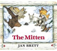 Jan Brett The Mitten (Oversized Lap Board Book) (Libro di cartone)