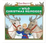 Jan Brett The Wild Christmas Reindeer (Libro di cartone)