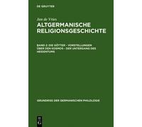 Jan de Vries Die Götter - Vorstellungen über den Kosmos - Der (Copertina rigida)