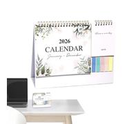Jan-Dec 2026 Calendar Desk Pad | 2026 Calendar - 12 Months Office Monthly Planner, Large Ruled Blocks To-Do List Agenda for Home School Apartment Planning