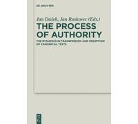 Jan Dušek The Process of Authority (Copertina rigida)