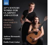 Jan Freidlin 21st Century Works for Clarinet and Guitar (CD) Album