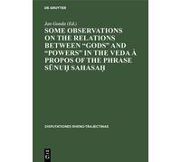 Jan Gonda Some observations on the relations between "gods" a (Copertina rigida)