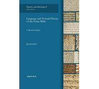 Jan Joosten Language and Textual History of the Syriac Bible (Copertina rigida)
