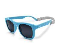 Jan & Jul Baby Sunglasses with Strap Adjustable, Unbreakable Frames (S: 6 Months - 2 Years, Sky Blue)