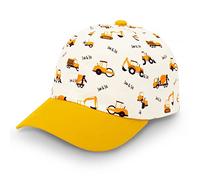 Jan & Jul Cappello da Sole in Cotone al 100% per Ragazzi, Cappellino da Baseball Regolabile per Bambino (Little Diggers, Taglia: 2-12 Anni)