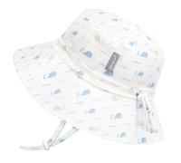 Jan & Jul Cappello da sole in cotone con protezione UPF 50+, Racconti di balene, 6-24 Months