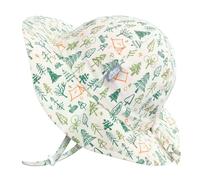 JAN & JUL Cappello da sole in cotone, per bambini, pieghevole, con protezione UV, per bambini (XL: 5-12 anni, campeto), Campeggio Boschetto, 5-12 anni