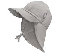 JAN & JUL Cappello da sole per neonati e bambini con corde, Grigio, 6-24 mesi