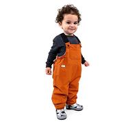 Jan & Jul Cozy-Dry Salopette antipioggia per ragazzi e ragazze, cuciture completamente sigillate (terracotta, 4-5 anni), Cozy-dry: terracotta, 4-5 Jahre