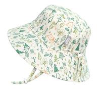 Jan & Jul Grow-with-Me - Cappello da sole per bambini, UPF 50+, in cotone, con tesa larga, Campeggio Boschetto, 2-5T