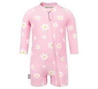 JAN & JUL Rash Guard Rash Guard con protezione UV per bambini e bambine, Margherita rosa., 2 anni