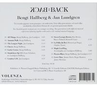 Jan Lundgren/Bengt Hallberg Back 2 Back (CD) Album