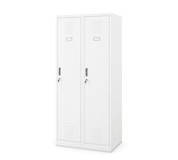 Armadietto spogliatoio Armadio metallico 2 Scompartimenti 180 cm x 80 cm x 50 cm