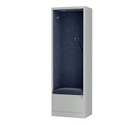 Jan Nowak Armadio Acustico con Seduta Mobile fonoassorbente per Ufficio Scuola Open Space 185 x 60 x 40 cm Cabina silenziosa Pannelli Pet Porta USB C cassetto Gancio Zona concentrazione