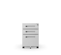Jan Nowak Contenitore con ruote armadio da scrivania cassettiera con ruote carrello con ruote contenitore da ufficio cassetti grigio