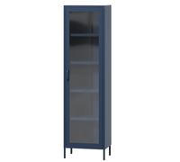 Vetrinetta mobile soggiorno vetrina libreria armadio metallo scintillante