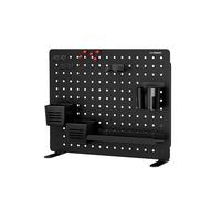 Jan Nowak pannello forato da scrivania in metallo 51,5 x 42 x 1,3 cm pegboard organizer ufficio con mensola portapenne ganci magneti sistema modulare
