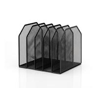 Jan Nowak portadocumenti da scrivania in metallo 5 scomparti A4 organizer ufficio azienda classificatore documenti con accesso doppio