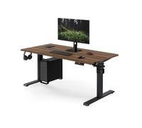 Jan Nowak Scrivania Elettrica Regolabile in Altezza per Computer, 140x70 cm | Scrivania da ufficio, scrivania PC, scrivania ergonomica, memoria 3 posizioni, USB C, 110 kg, anticollisione, display, ≤40 dB