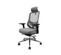 Jan Nowak sedia ufficio ergonomica sedia da ufficio ergonomica poltrona ufficio regolabile supporto lombare braccioli 3D poggiatesta schienale inclinabile rete traspirante DARK GREY
