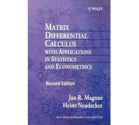 Jan R. Magnus H Matrix Differential Calculus with Applications in St (Tascabile)
