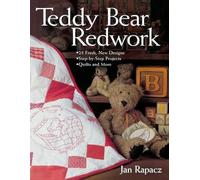 Jan Rapacz Teddy Bear Redwork (Tascabile)