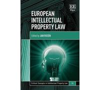 Jan Rosén European Intellectual Property Law (Copertina rigida)
