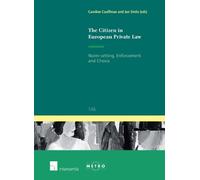 Jan Smits The Citizen in European Private Law (Tascabile)