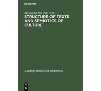 Jan van der Eng Structure of Texts and Semiotics of Culture (Copertina rigida)