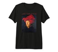 Jan Van Eyck - Il Ritratto di Un Uomo - per artisti Maglietta Premium