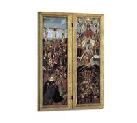 Jan Van Eyck Painter Works (The Last Judgment) Poster artistico da parete con stampe artistiche da appendere per la casa, idea regalo, 40 x 60 cm