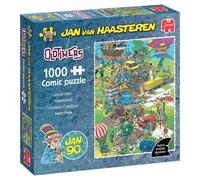 Jan van Haasteren Parcel Panic, Oldtimers - Puzzle 1000 Pezzi per Adulti | Divertente, Stimolante E Spiritoso, Regalo Di Compleanno E Natale - Materiali certificati FSC 68 x 49 cm - Jumbo
