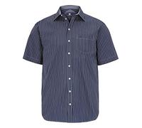 Jan Vanderstorm Camicia da uomo a righe Perttu, Blu, 4XL