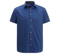 Jan Vanderstorm Camicia da uomo a righe Perttu, blu royal, 6XL