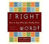 Jan Venolia The Right Word (Tascabile) Right Series