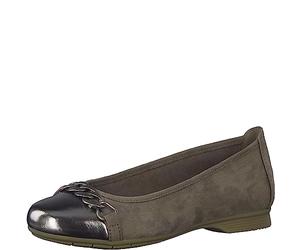 Jana 8-22165-41, Ballerine Donna, Grigio , 38 EU