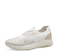 Jana 8-24765-42, Mocassino Donna, Bianco Oro rosa, 37 EU